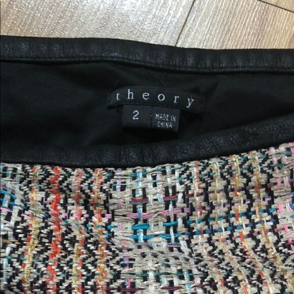 theory multi colored tweed chromatic mini - Picture 2 of 4